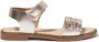 ANDANINES Sandalen met metallic-effect Goud - Thumbnail 1