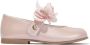 ANDANINES Leren ballerina's met bloemapplicatie Roze - Thumbnail 1