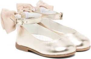 ANDANINES Sandalen met strikdetail Goud