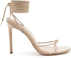 Andrea Bogosian Camila sandalen met hak Beige