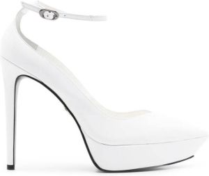 Andrea Bogosian Glanzende pumps Wit