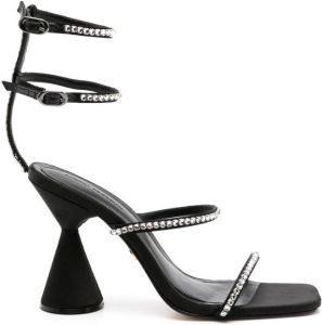 Andrea Bogosian Sandalen met open neus Zwart