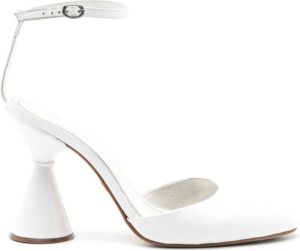 Andrea Bogosian Sandalen met ronde neus Wit
