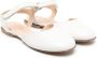 Andrea Montelpare Ballerina's met klittenband Wit - Thumbnail 1