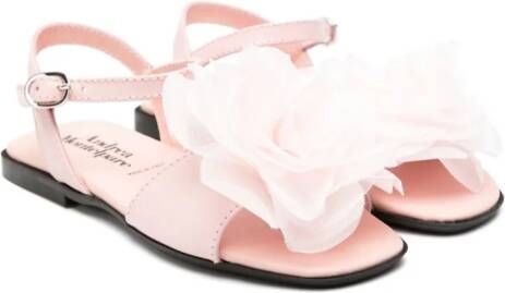 Andrea Montelpare Leren sandalen Roze