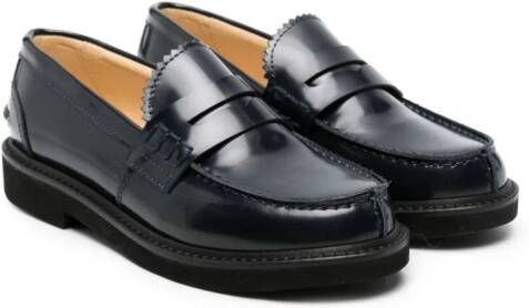 Andrea Montelpare Leren loafers Blauw