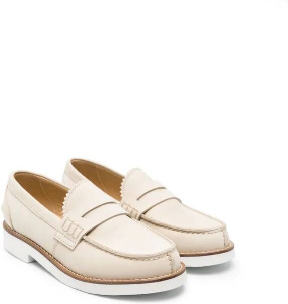 Andrea Montelpare Penny loafers Beige