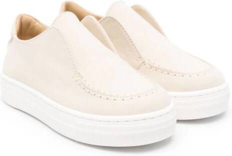 Andrea Montelpare Suède loafers Beige