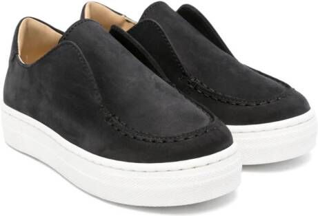 Andrea Montelpare Suède loafers Zwart
