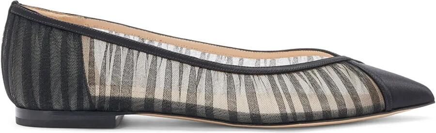 Andrea Wazen 20 mm Nora ballerina's Zwart