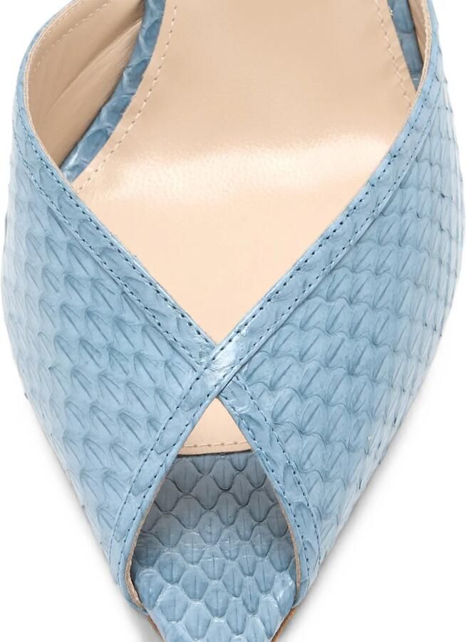 Andrea Wazen Katy Wrap sandalen Blauw - Foto 3