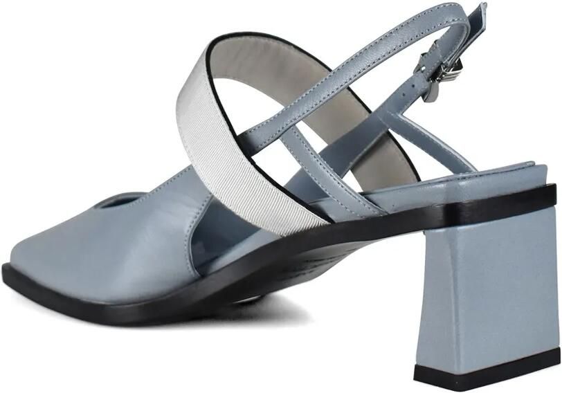 Anest Collective Slingback pumps met hak Blauw - Foto 3