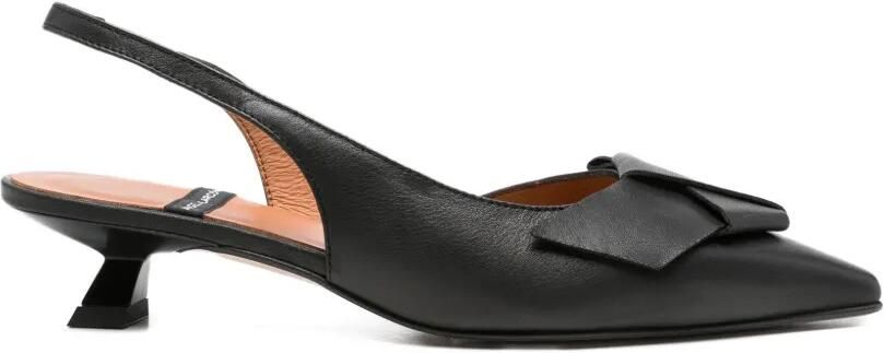 ANGEL ALARCON Aline pumps met strikdetail Zwart