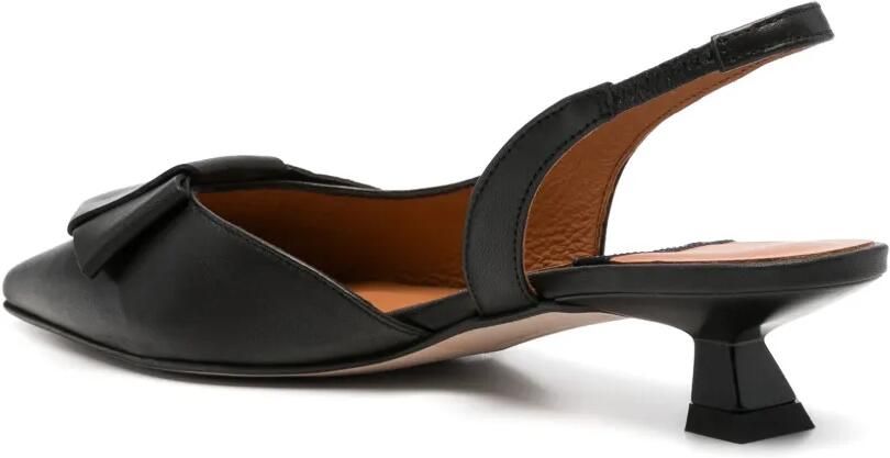 ANGEL ALARCON Aline pumps met strikdetail Zwart - Foto 3