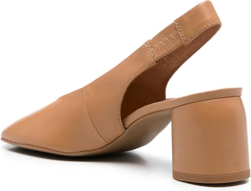 ANGEL ALARCON Beira pumps met ronde hals Beige - Foto 2