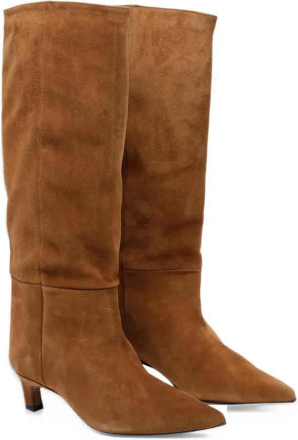 ANGEL ALARCON Gaelle suede boots Bruin