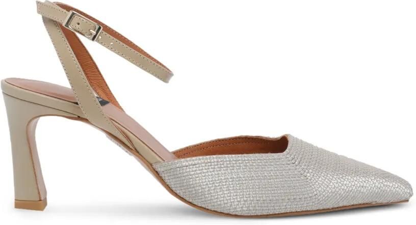 ANGEL ALARCON Greta pumps met gespsluiting Zilver
