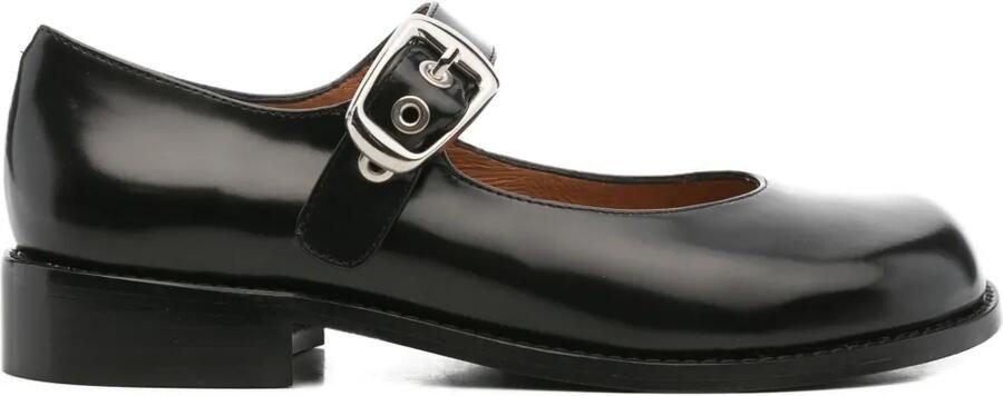 ANGEL ALARCON Leren pumps Zwart