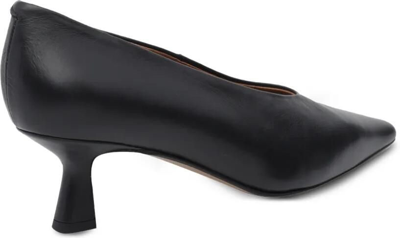 ANGEL ALARCON pointed-toe leather pumps Zwart - Foto 3