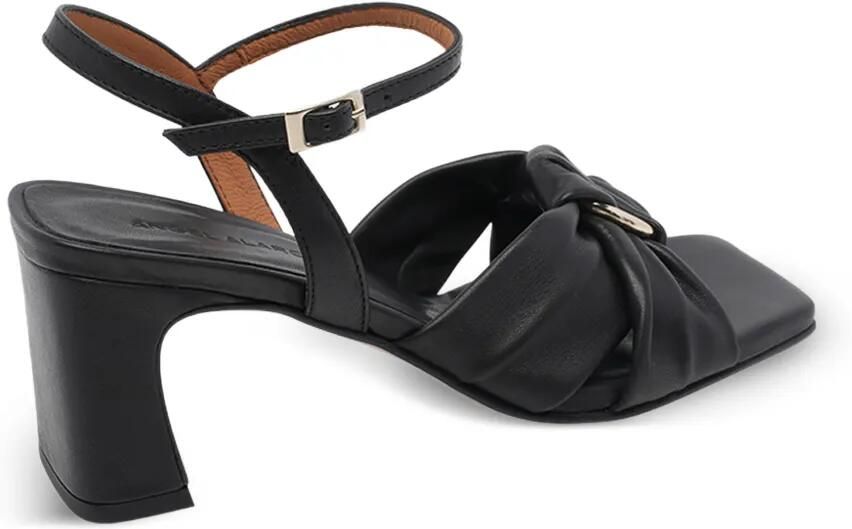 ANGEL ALARCON Sandalen met ringdetail Zwart - Foto 3