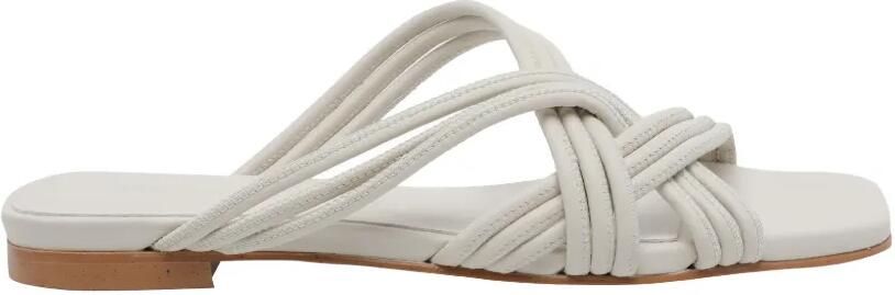 ANGEL ALARCON Sandalen met vierkante neus en bandje Beige