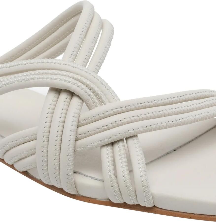 ANGEL ALARCON Sandalen met vierkante neus en bandje Beige - Foto 2