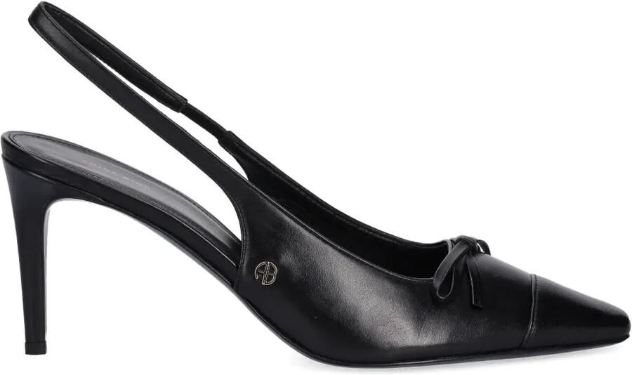 ANINE BING 80 mm Freya slingback pumps Zwart