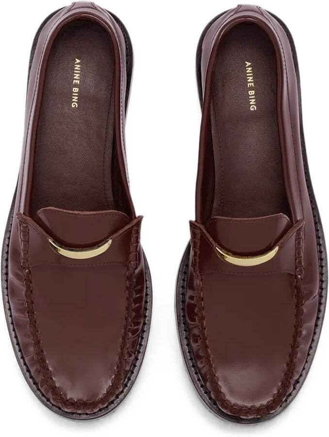 ANINE BING Amoc loafers Rood - Foto 2