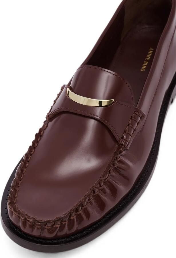ANINE BING Amoc loafers Rood - Foto 3