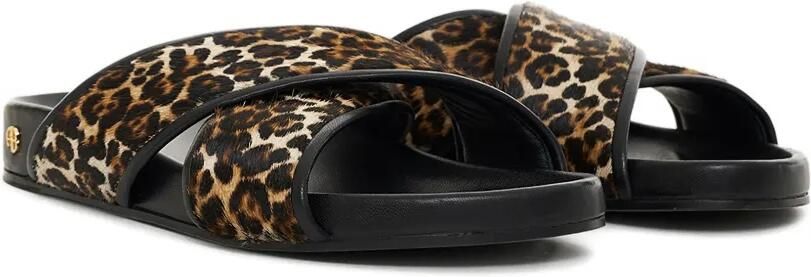 ANINE BING Emi sandalen met luipaardprint Bruin