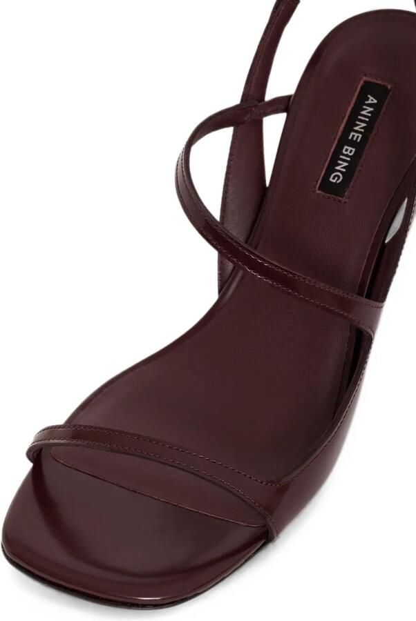 ANINE BING Iva sandalen Rood - Foto 4