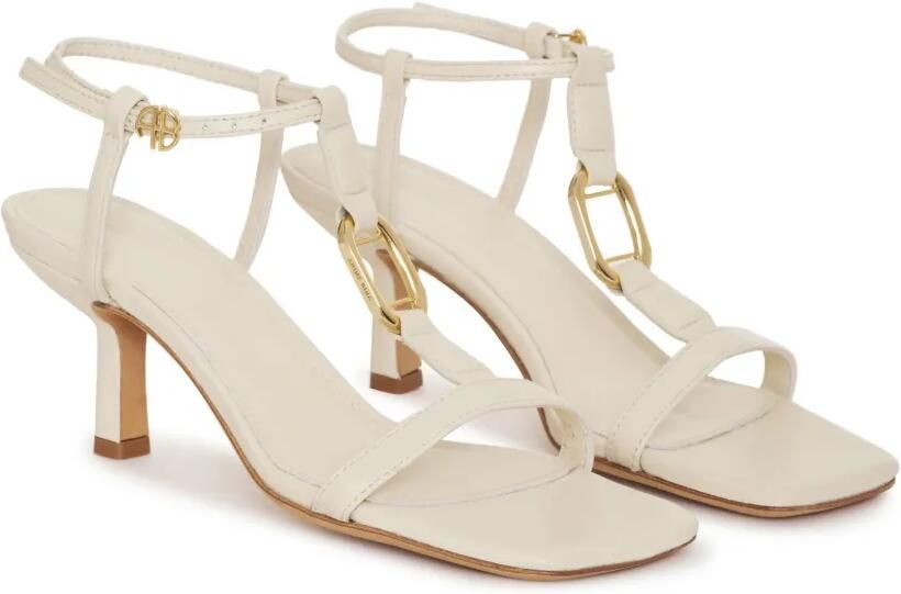 ANINE BING Kiera 50 mm sandalen met vierkante neus Beige - Foto 4