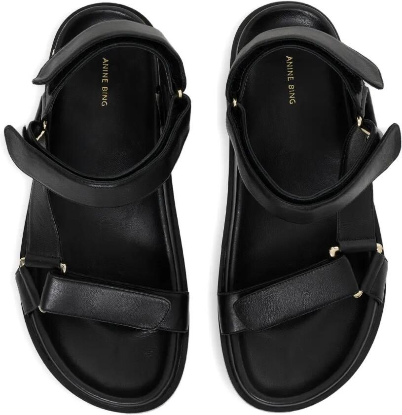 ANINE BING Sandalen met klittenband Zwart - Foto 2