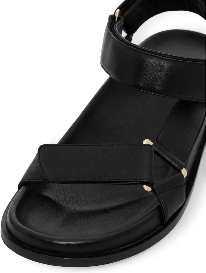 ANINE BING Sandalen met klittenband Zwart - Foto 4