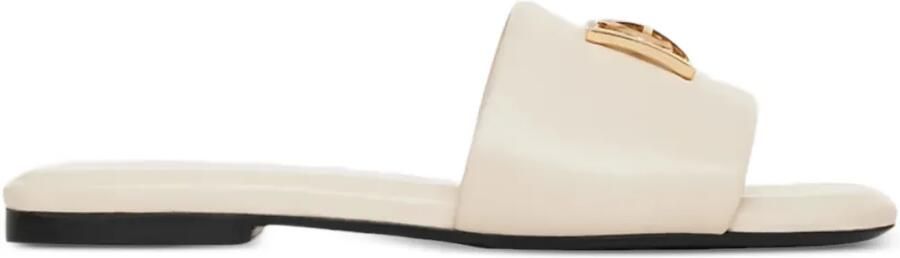 ANINE BING Sandalen met vierkante neus Beige