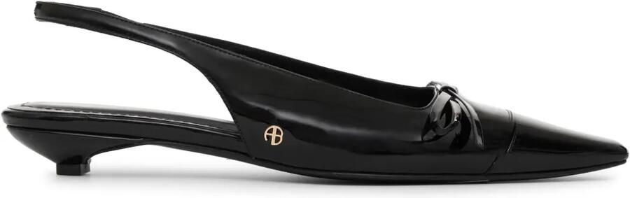 ANINE BING Zoey slingback pumps Zwart