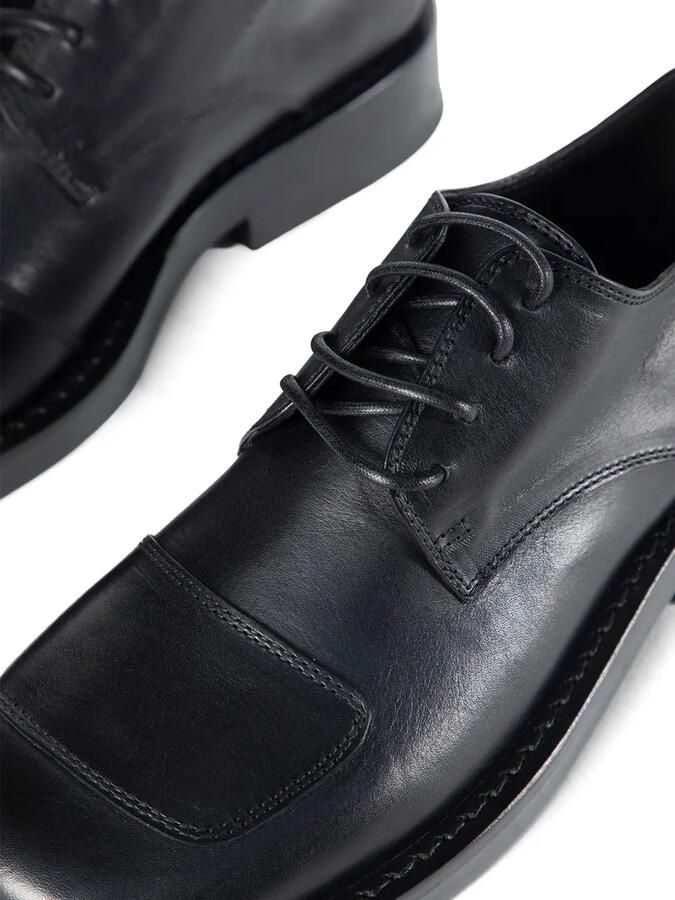 Ann Demeulemeester Alert leren derby veterschoenen Zwart - Foto 2