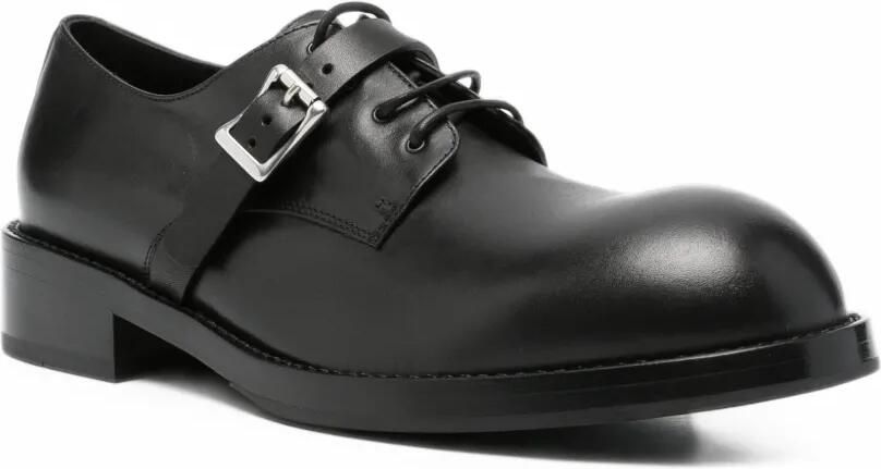 Ann Demeulemeester buckle-embellishment derby shoes Zwart - Foto 3