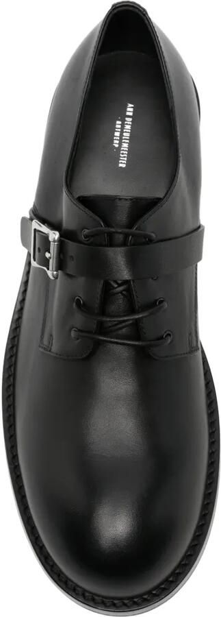 Ann Demeulemeester buckle-embellishment derby shoes Zwart - Foto 4