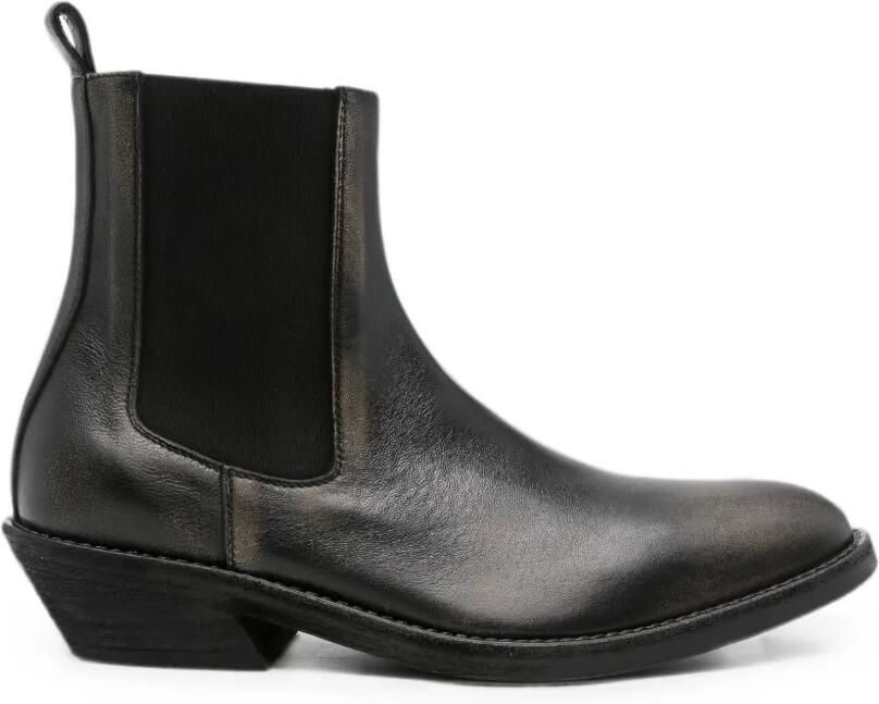 Ann Demeulemeester Caru Chelsea laarzen met vervaagd effect Zwart