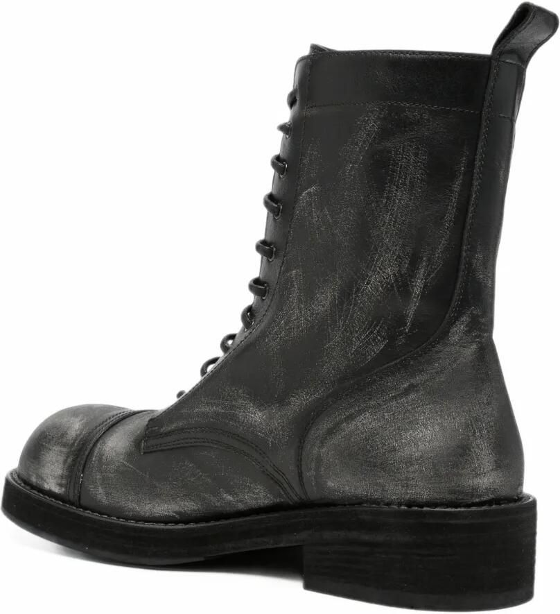 Ann Demeulemeester distressed lace-up boots Zwart - Foto 2