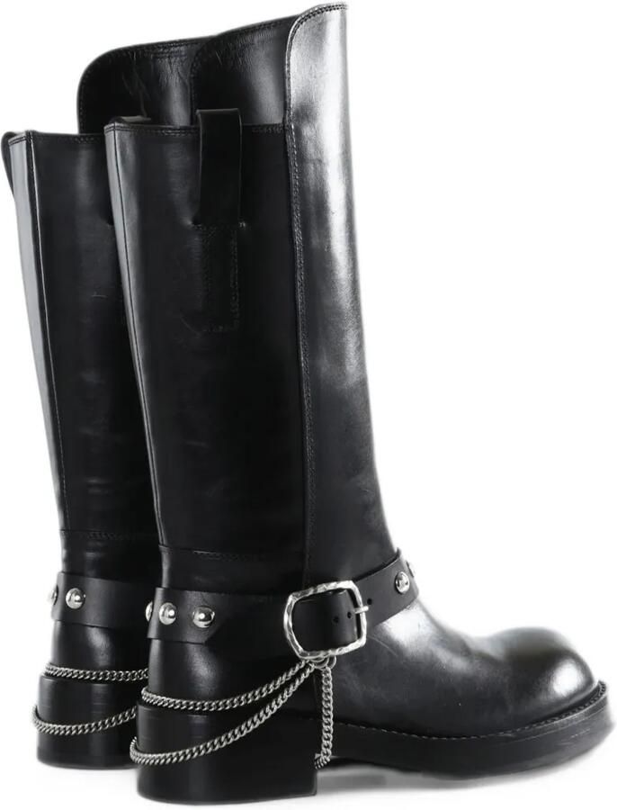 Ann Demeulemeester Edeed buckled chain-link boots Zwart - Foto 3