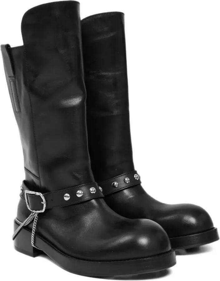 Ann Demeulemeester Edeed buckled riding boots Zwart - Foto 2