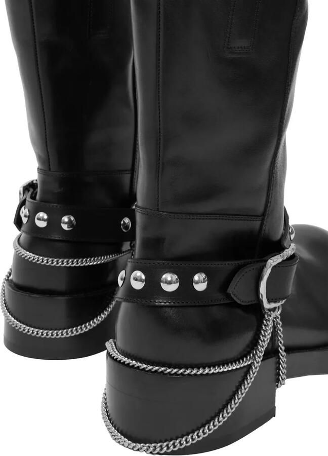 Ann Demeulemeester Edeed buckled riding boots Zwart - Foto 4