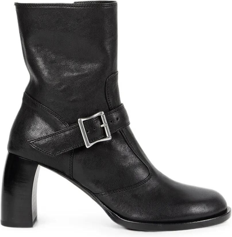 Ann Demeulemeester Enkellaarzen met gesp Zwart