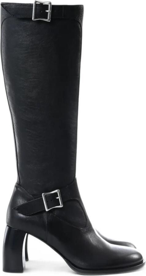 Ann Demeulemeester Gida knielaarzen met gespdetail Zwart