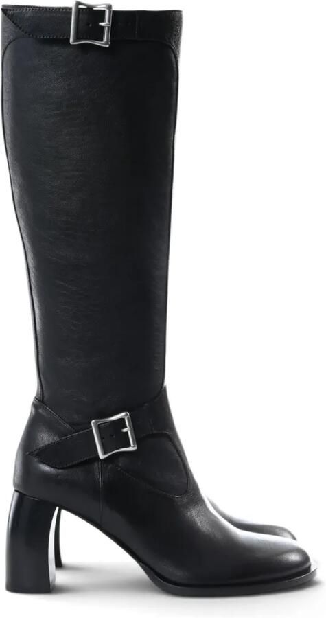 Ann Demeulemeester Gida knielaarzen met gespdetail Zwart