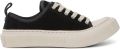 Ann Demeulemeester Halli suède sneakers met plateauzool Zwart - Zwart