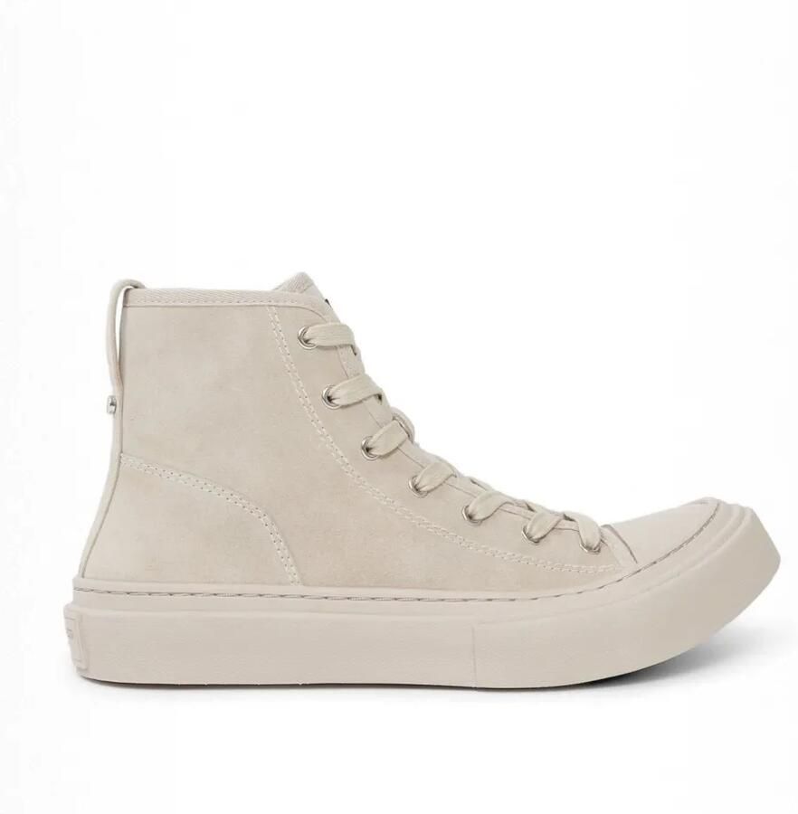 Ann Demeulemeester High-top leren sneakers Beige