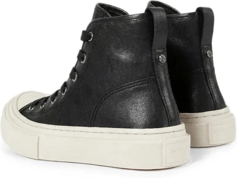 Ann Demeulemeester High-top sneakers van bewerkt leer Zwart - Foto 2